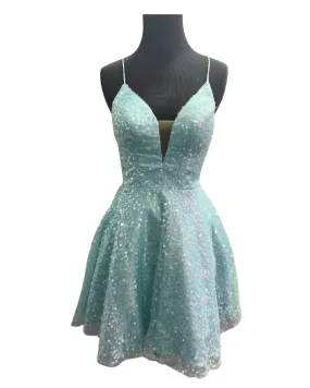 Alyce Paris - Sparkly Cami Flare Dress
