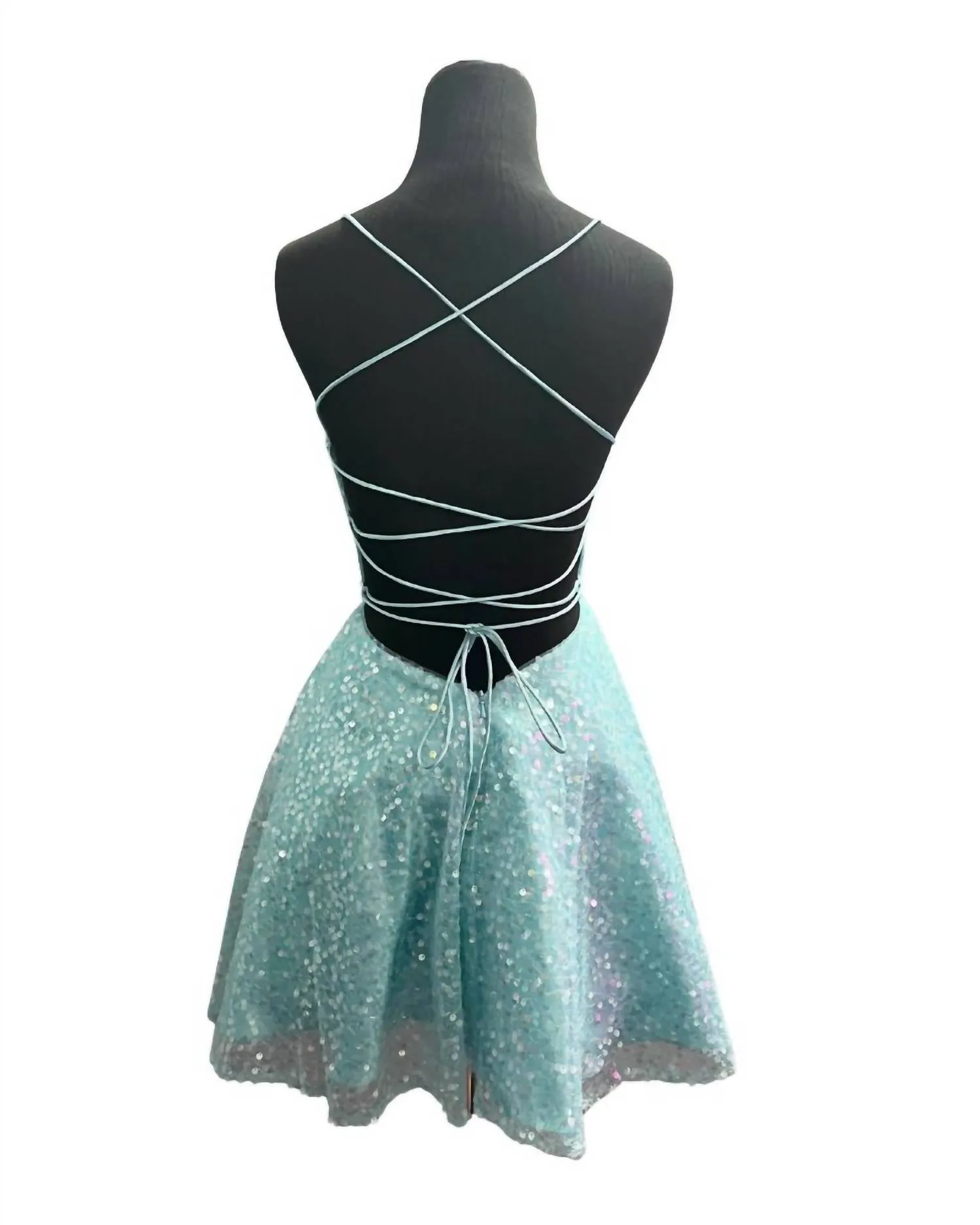 Alyce Paris - Sparkly Cami Flare Dress