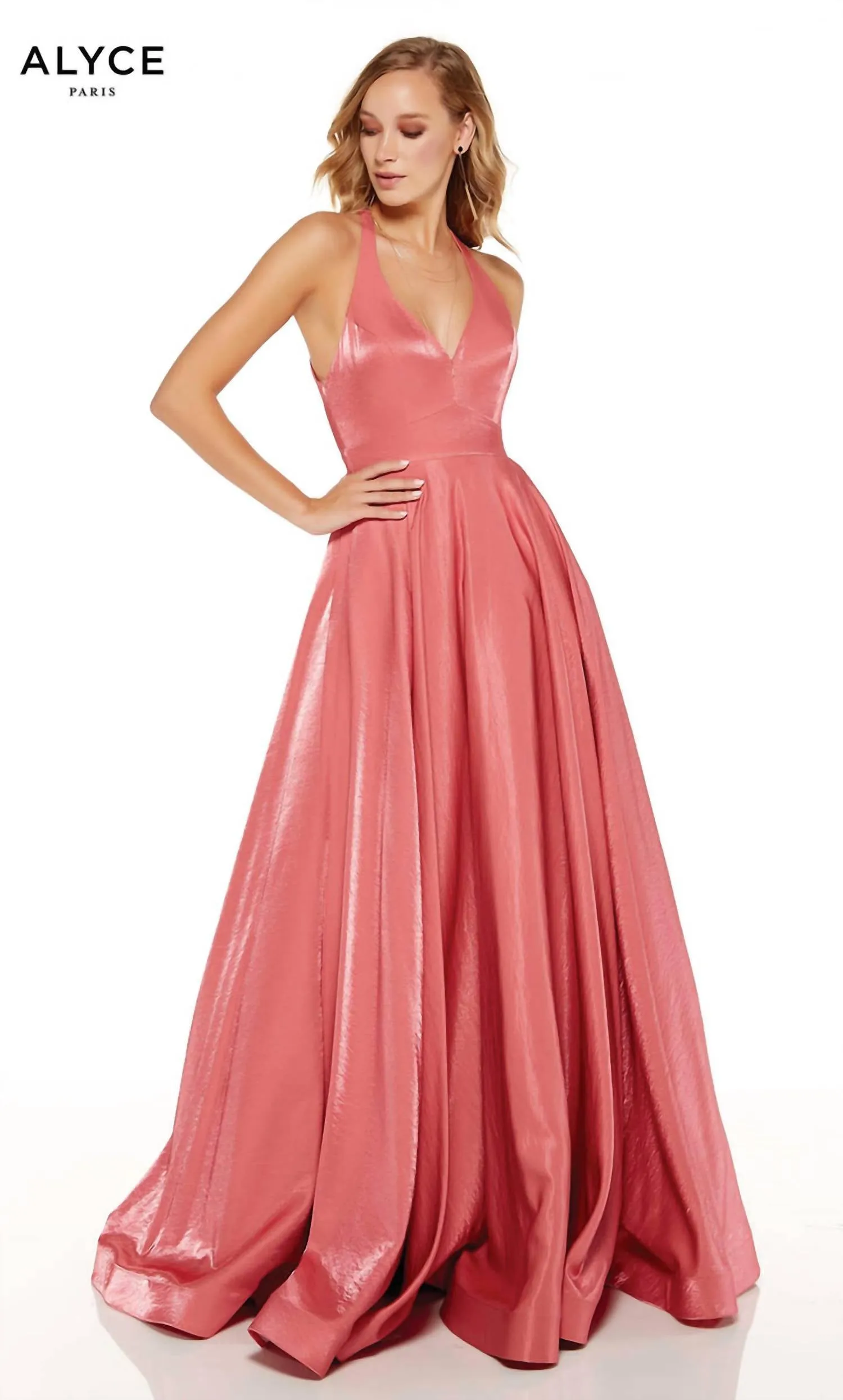 Alyce Paris - V-Neck Prom Dress