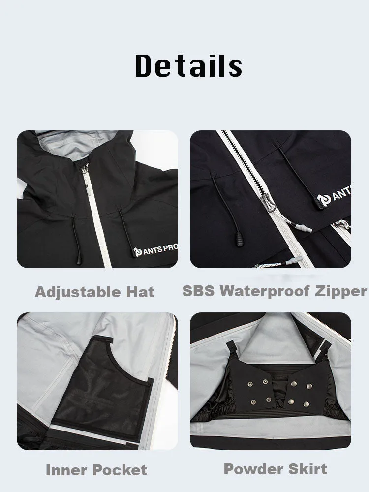 Ants Pro 3L Professional Snowboard Jacket & Pants (Set)