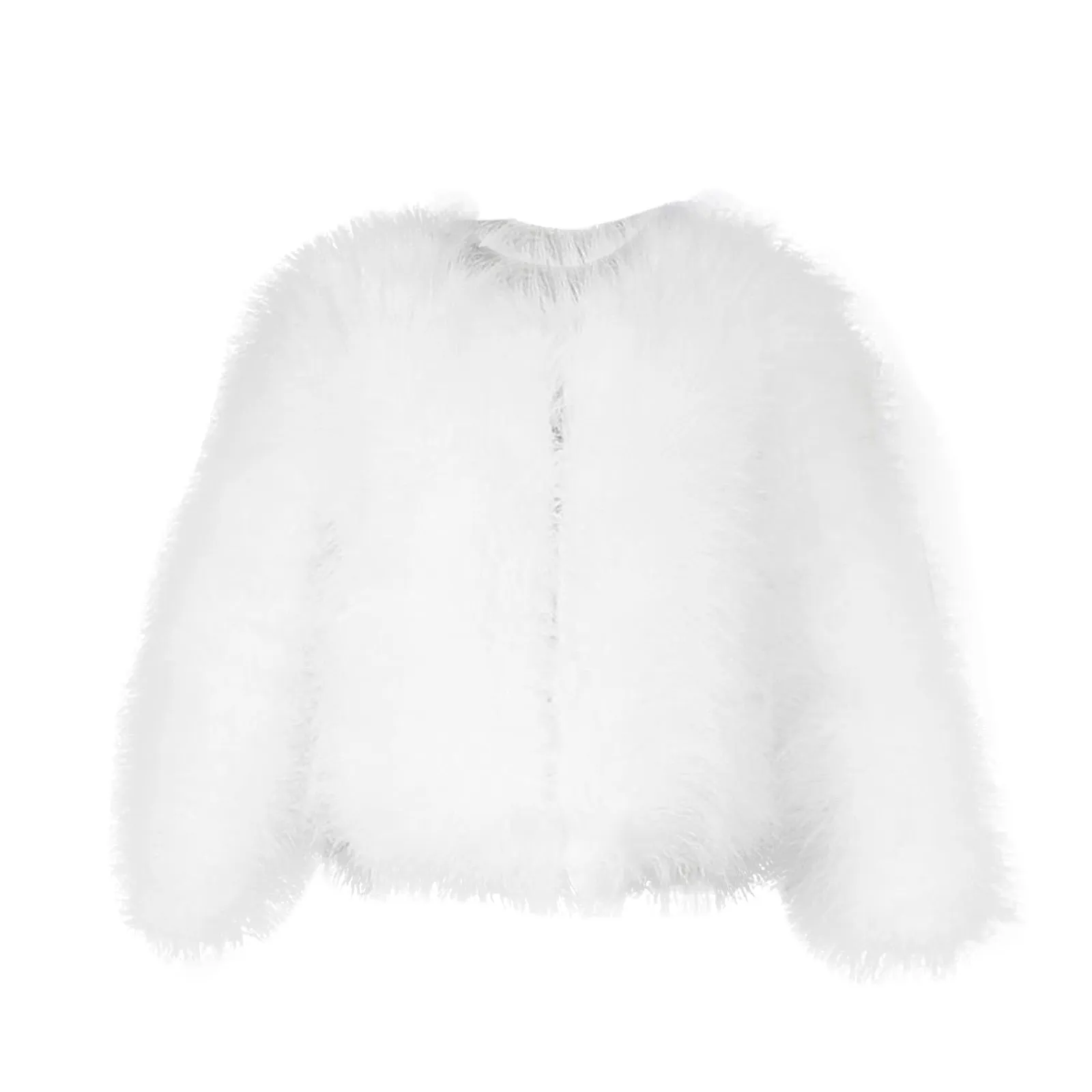 Baby/Kids Girls Fleece Fur Long Sleeve Warm Coat