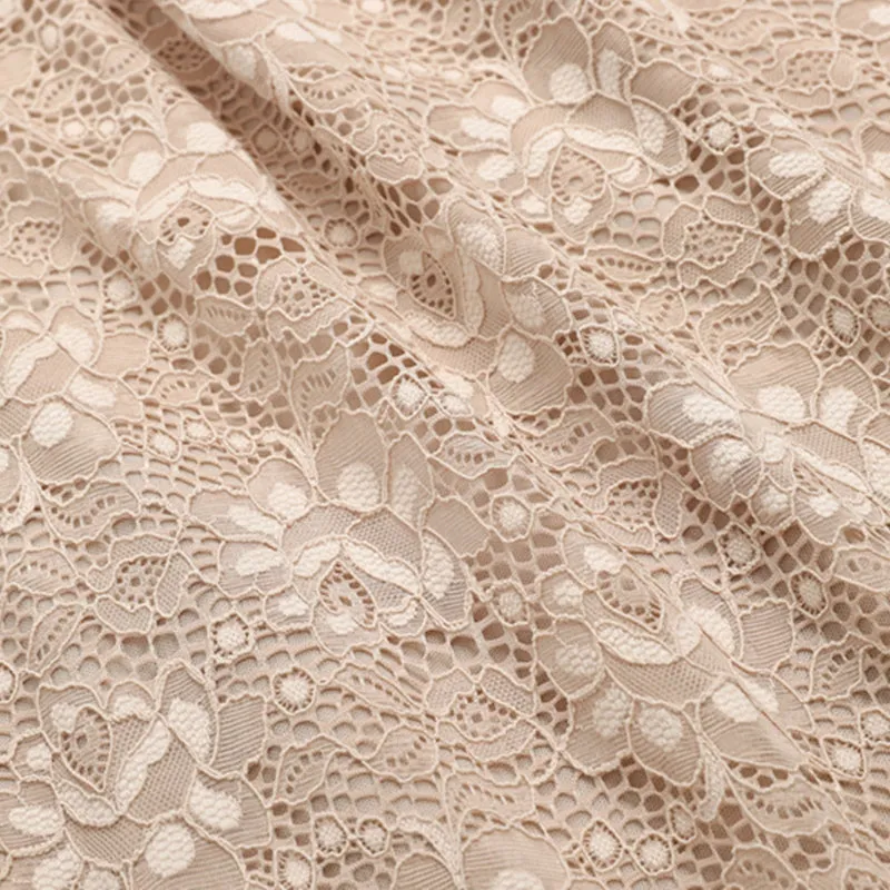 Blush Pink Lace Off the Shoulder Fit and Flare Swing Dress