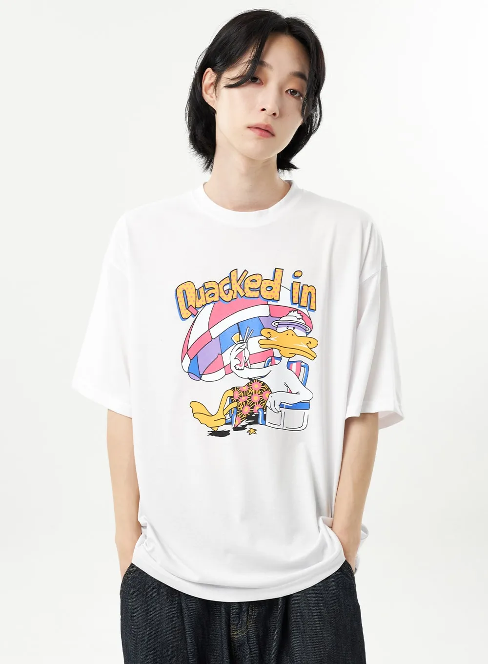 Cartoon Graphic Tee Unisex CU314