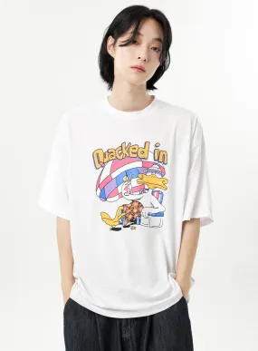 Cartoon Graphic Tee Unisex CU314