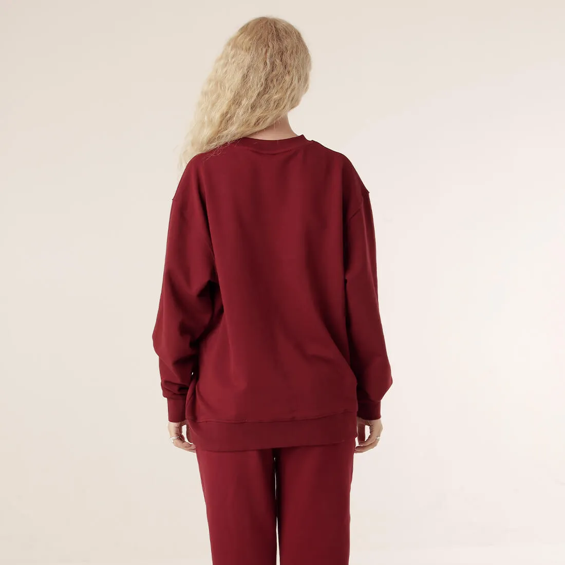 Crewneck burgundy