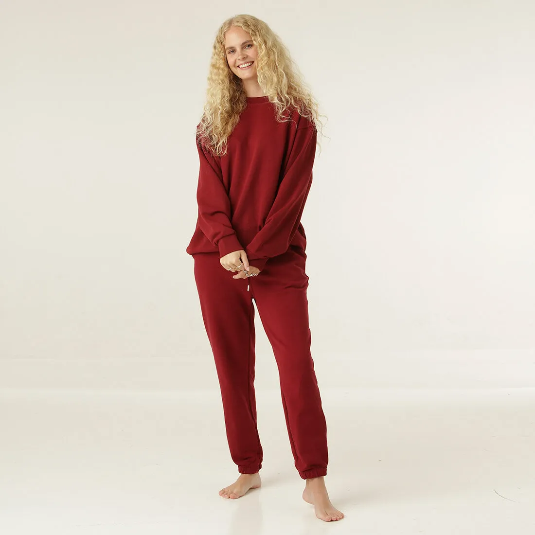Crewneck burgundy