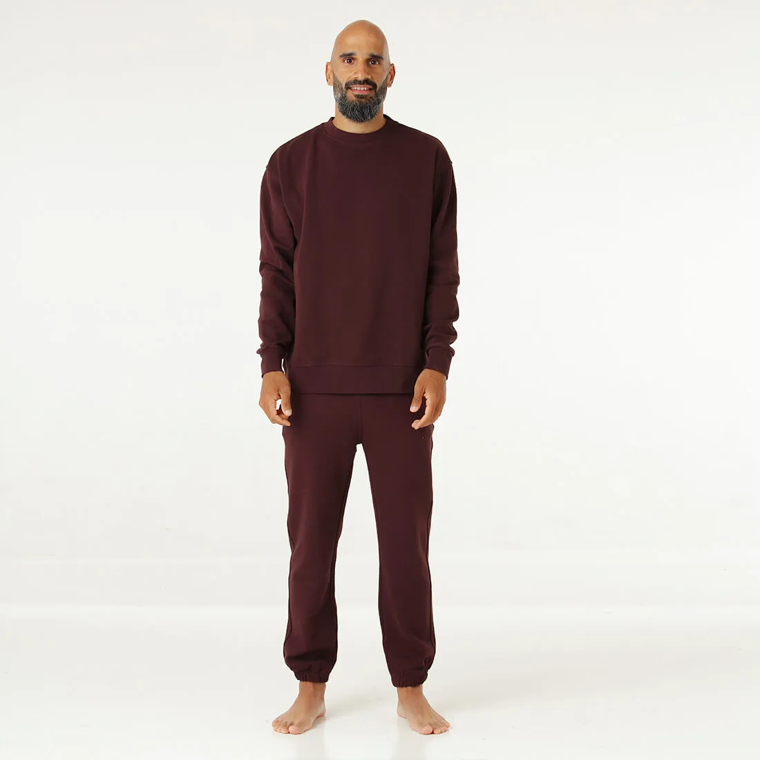 Crewneck dark brown