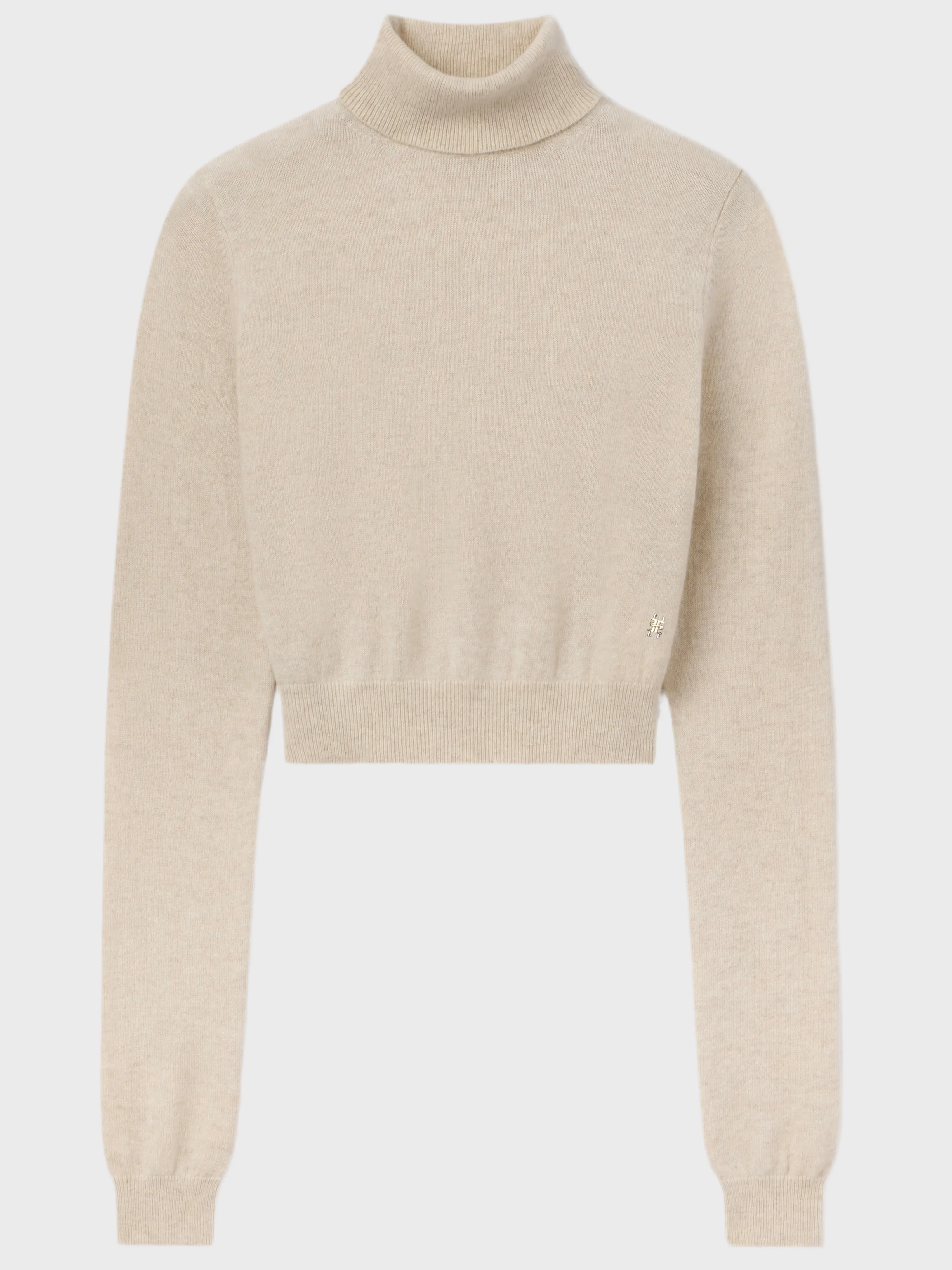 ETIENNE CASHMERE SWEATER - HEATHER OATMEAL