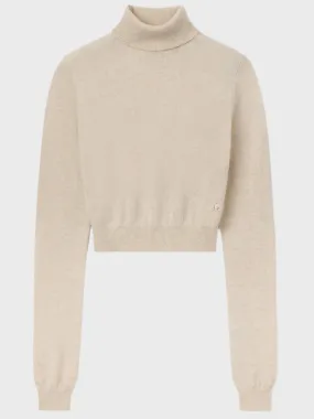 ETIENNE CASHMERE SWEATER - HEATHER OATMEAL