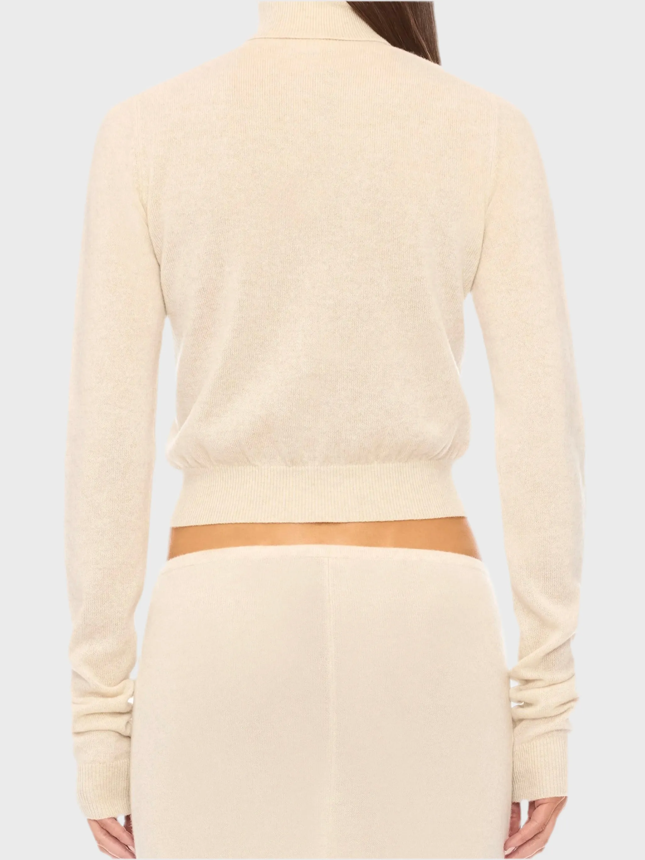 ETIENNE CASHMERE SWEATER - HEATHER OATMEAL