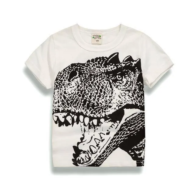 Fashion Colored Dragon Tee Tops Shirt Outerwear Clothes