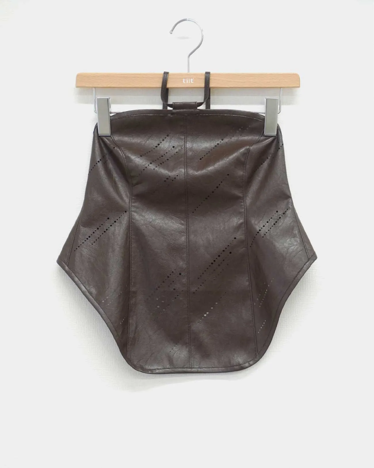 leather tube tops