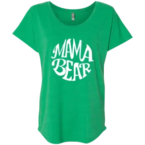 Mama Bear  Ladies' Triblend Dolman Sleeve