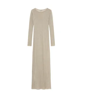 Mesh Long Sleeve Dress in Aloe