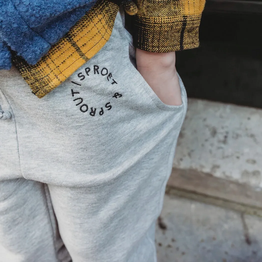 Organic Sweatpants Grey Melee