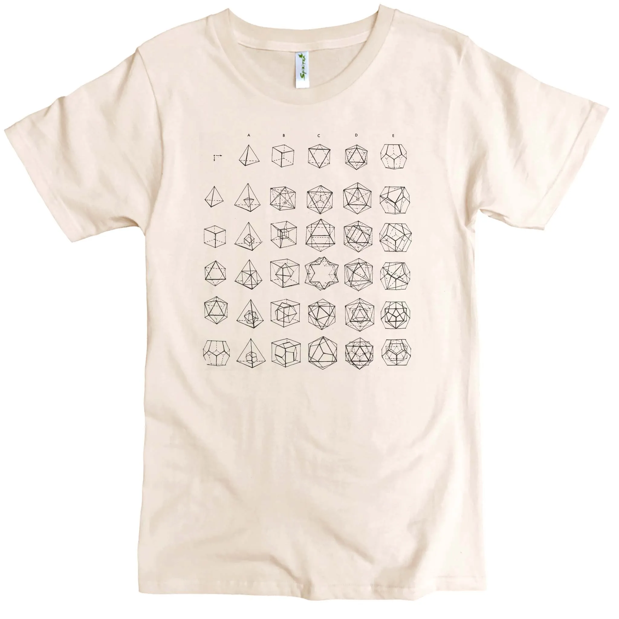 Platonic Solids Graphic Tee