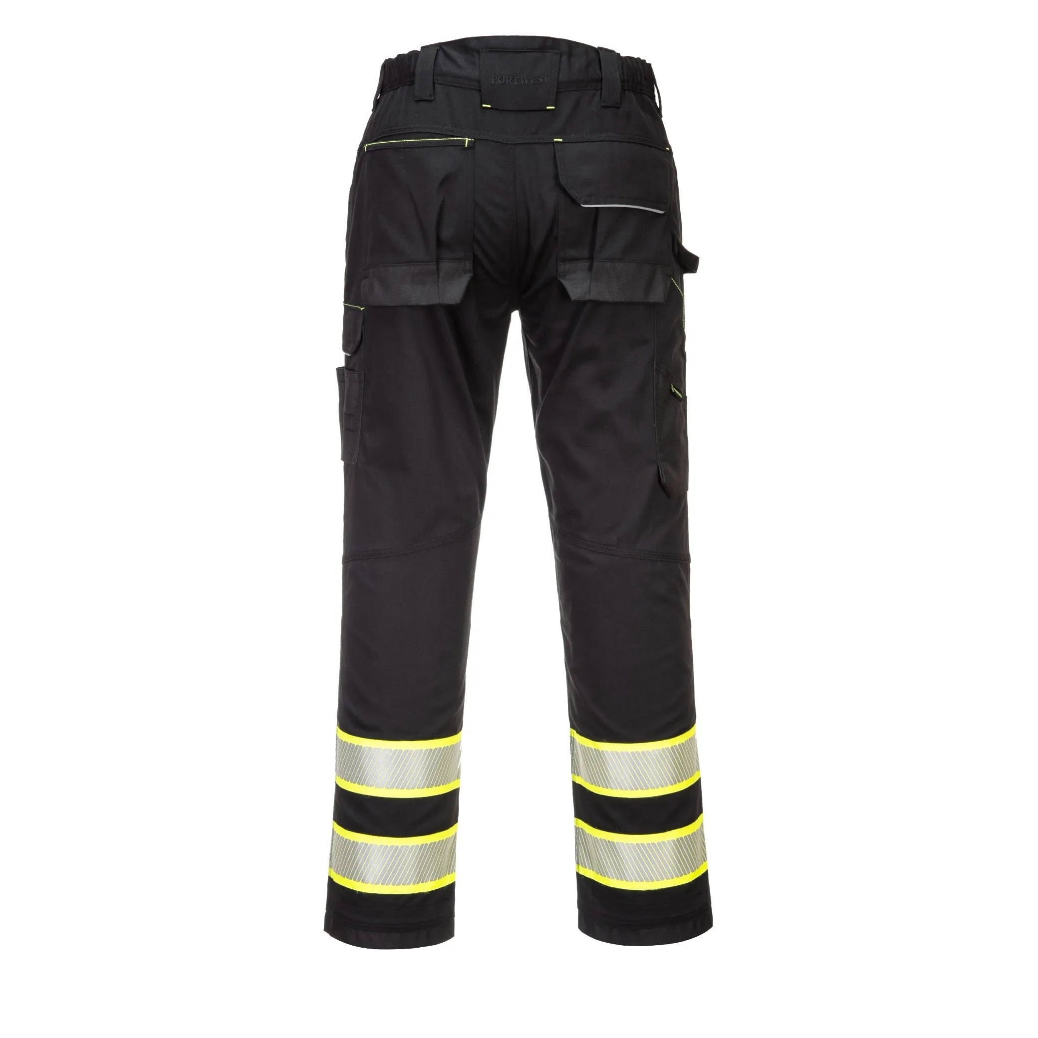 PORTWEST® Enhanced Visibility Professional Work Pants - Black - F142