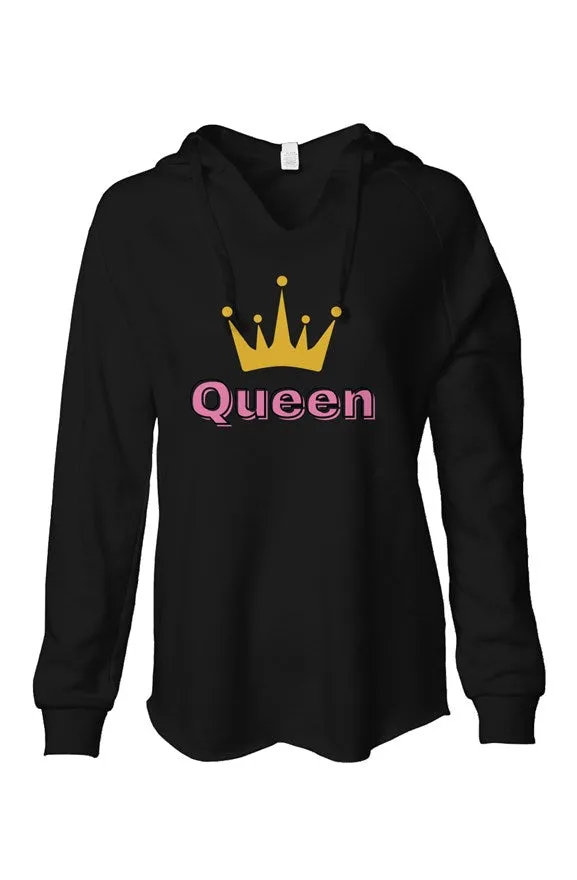 Queen - Women's Lightweight Wash Hooded Sweatshirt
