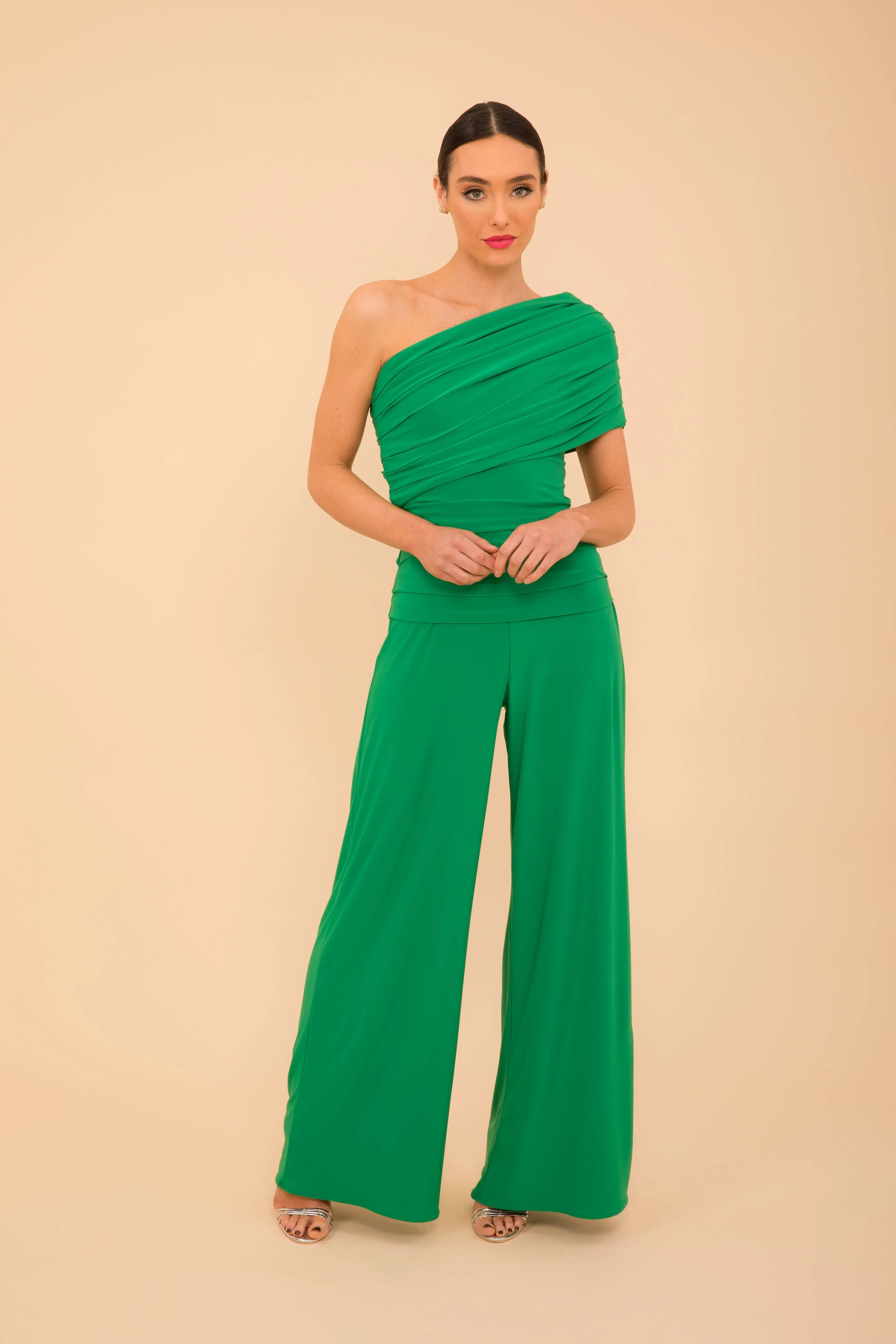 Rhodium jumpsuit in green