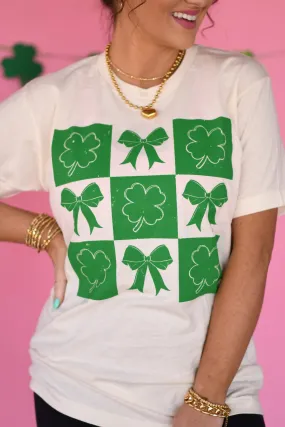 Shamrocks and Bows Tee