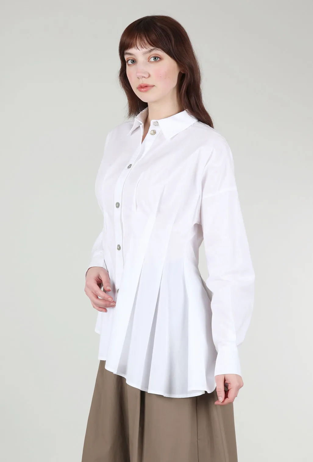 Shapely Essential Shirt, White