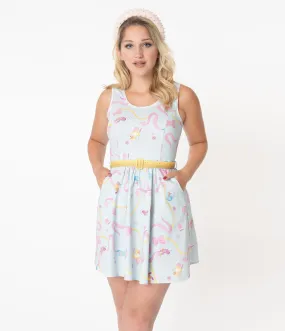 Stitch Shoppe By Loungefly Cinderella Friends Olivia Fit & Flare Dress