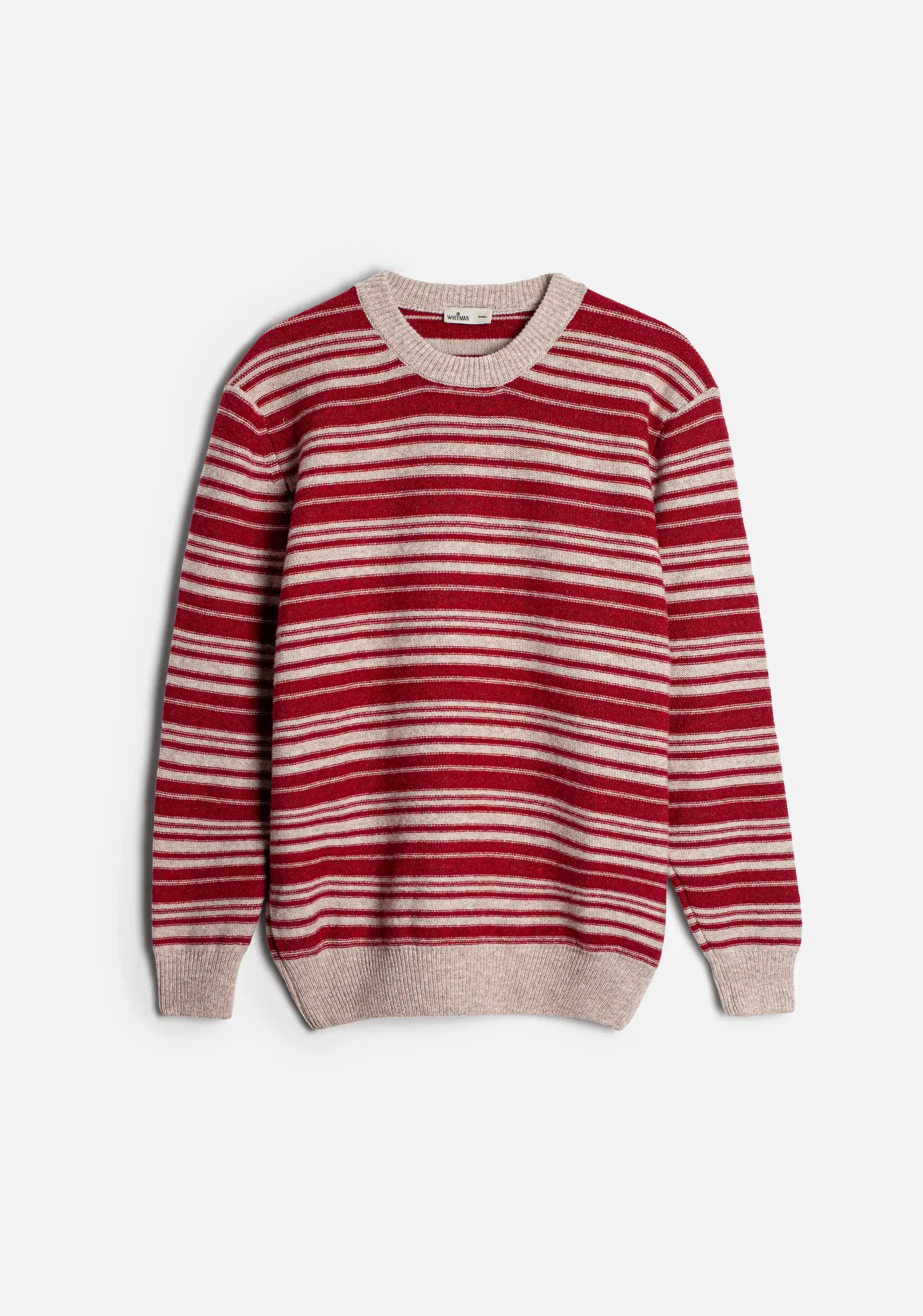 Sweater Torrance Crd Red Stripes