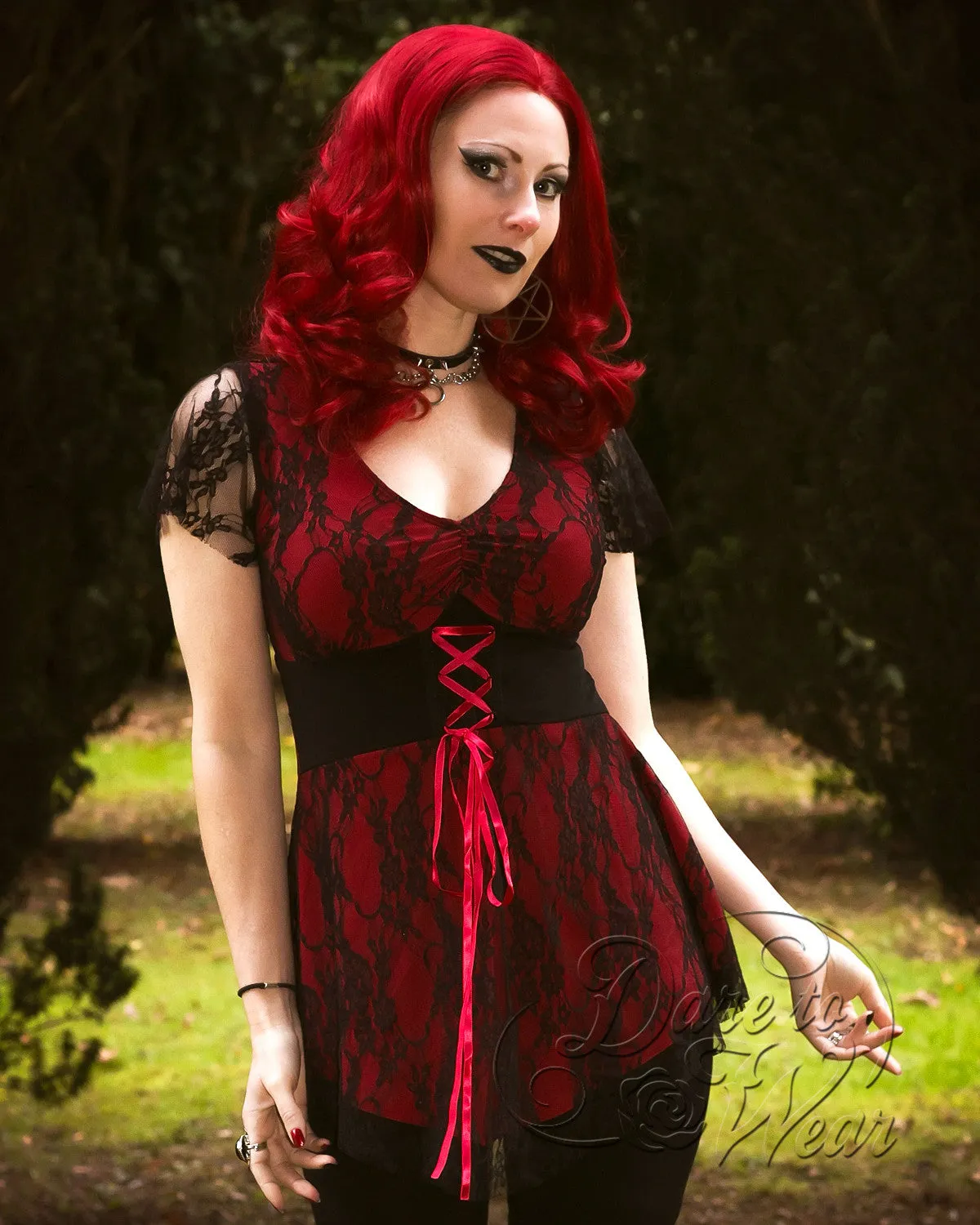 Sweetheart in Black | Dark Raven Gothic Victorian Corset Top