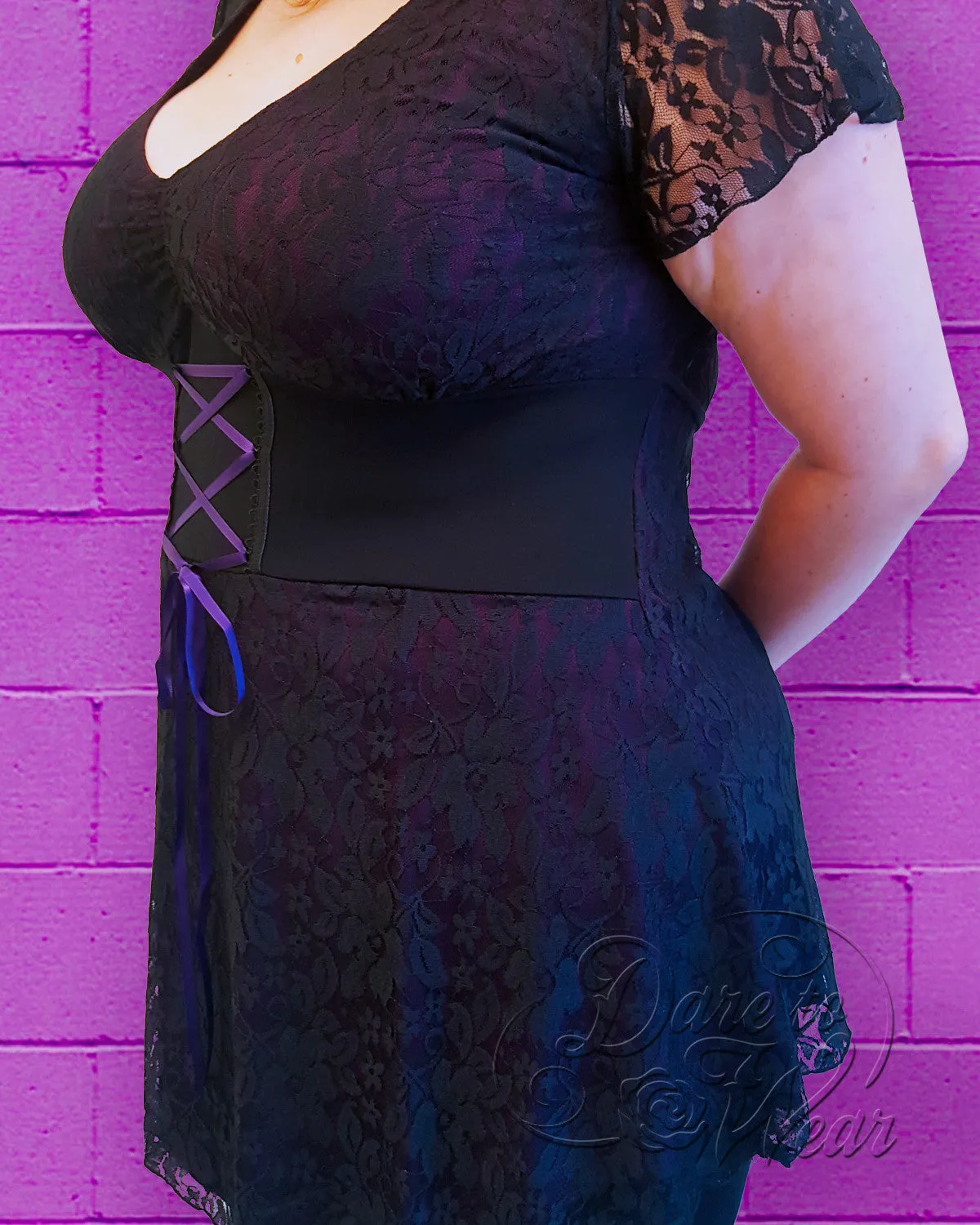 Sweetheart in Black | Dark Raven Gothic Victorian Corset Top