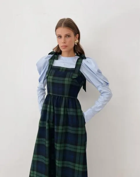 THE BLUE DION BLOUSE