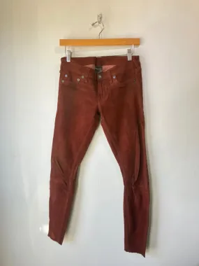 True Religion Brown Suede Pants