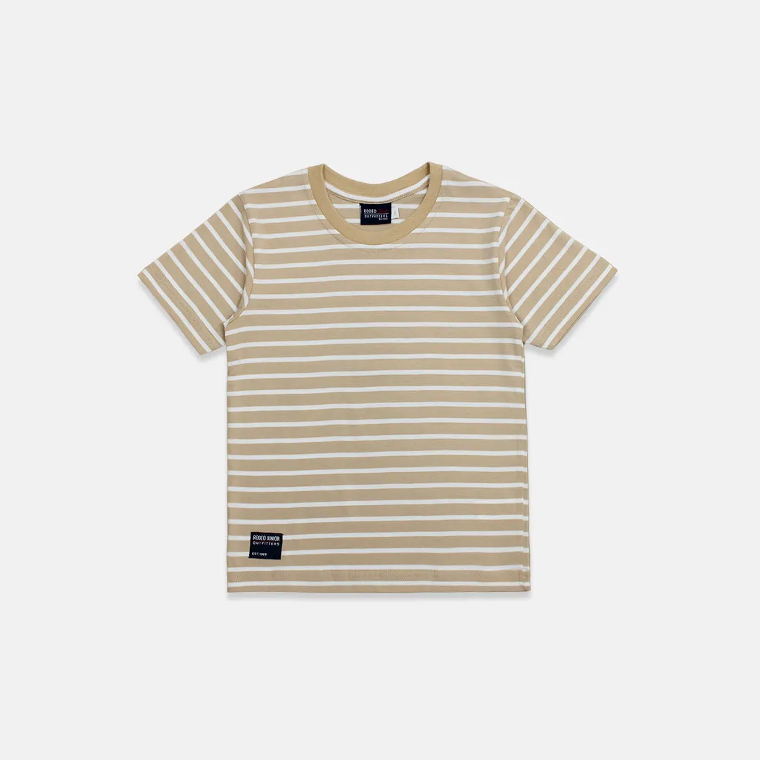Tshirt/ Kaos Anak Laki/ Rodeo Junior Stripe Basic Tshirt