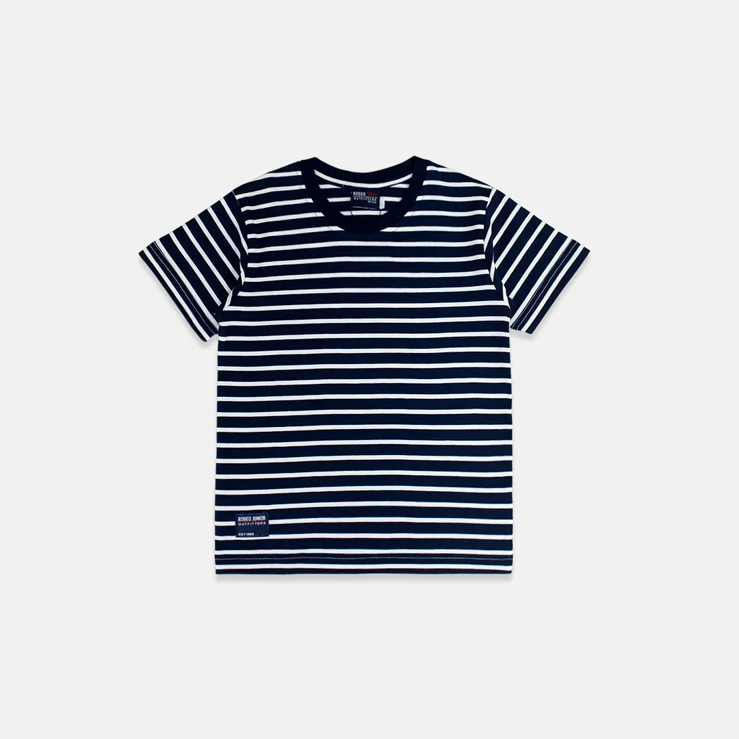 Tshirt/ Kaos Anak Laki/ Rodeo Junior Stripe Basic Tshirt