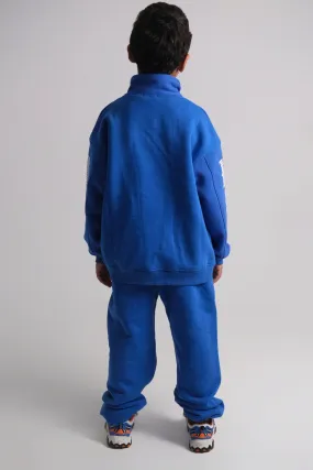 Unisex Blue "Playing Outdoors Club" Comfy Sweatpants