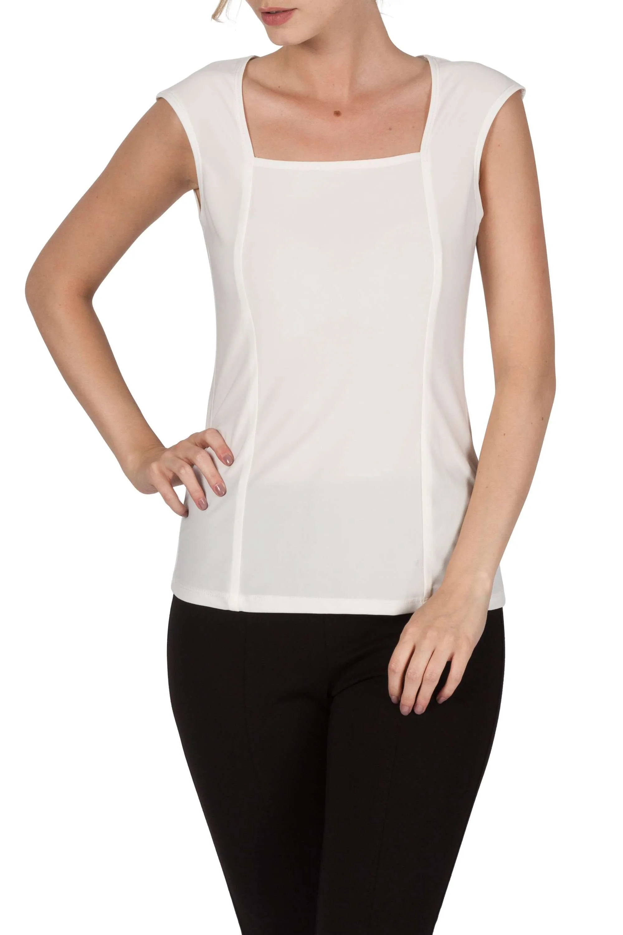 Women's Camisole  Ivory Off White Tank Top Now 50 Off Sizes S-XLarge  Flattering Fit  Quality Made In Canada Yvonne Marie Boutiques