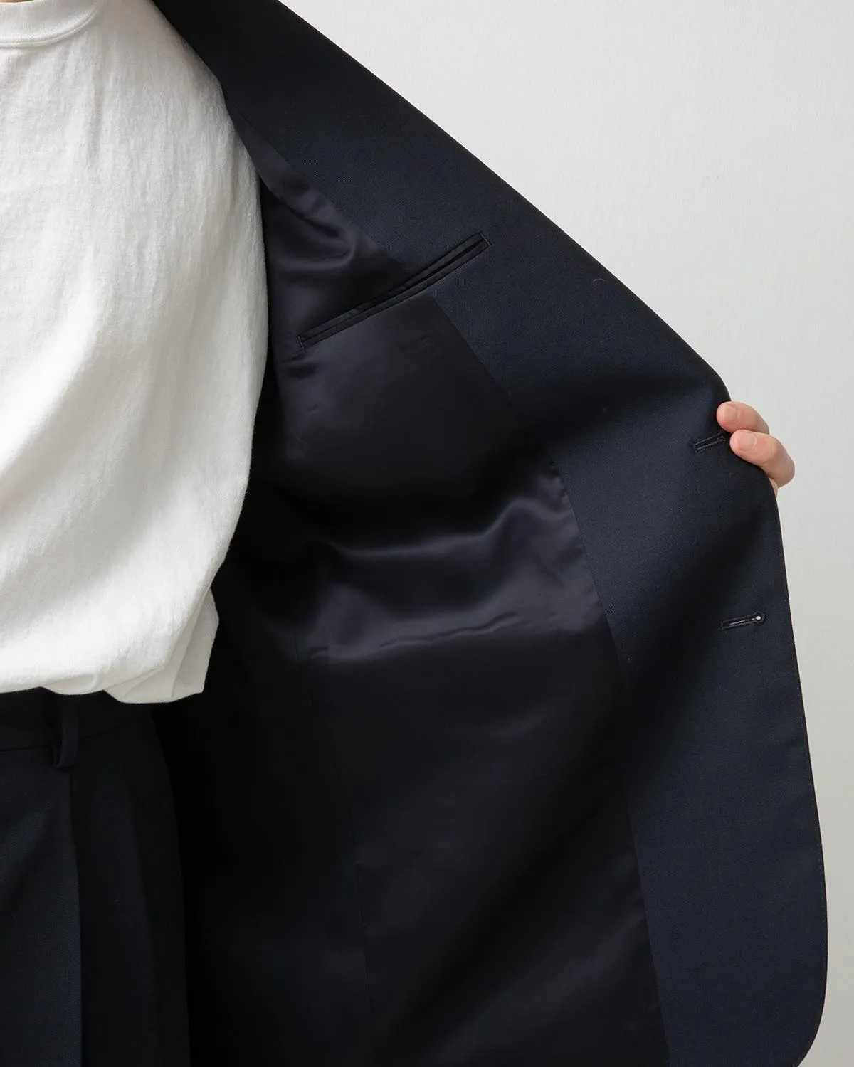 WOOL KID MOHAIR HOP SACK JACKET