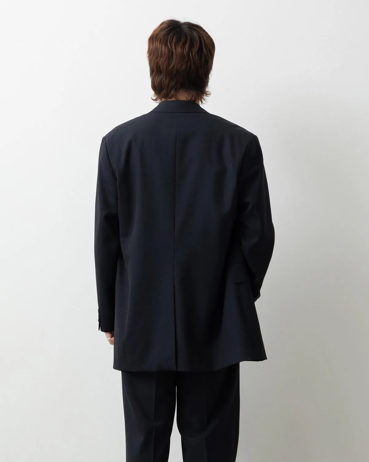 WOOL KID MOHAIR HOP SACK JACKET