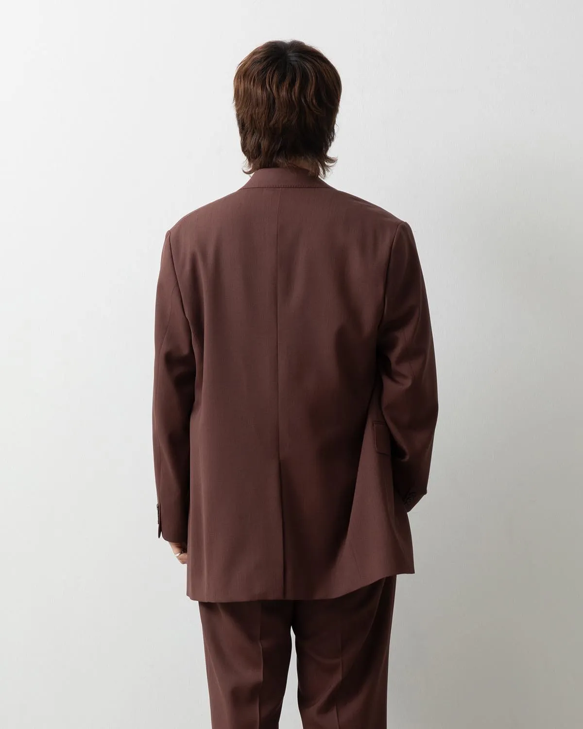 WOOL KID MOHAIR HOP SACK JACKET