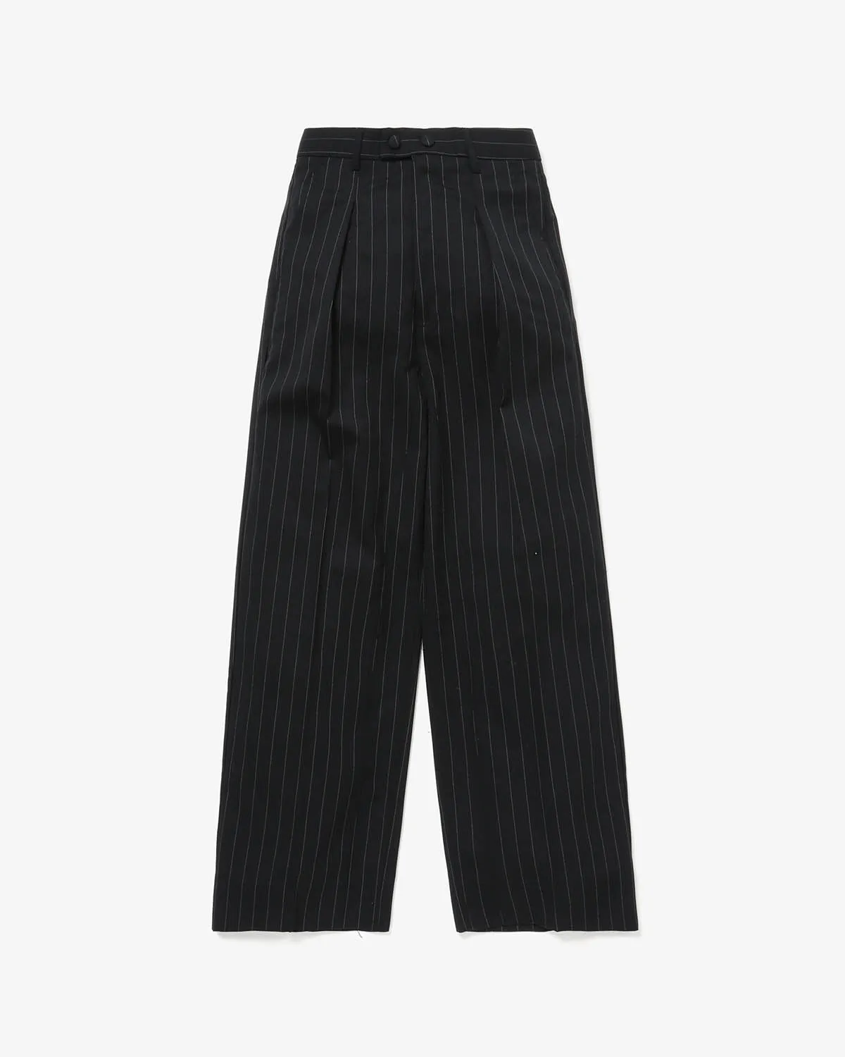 WOOL TUCK SLACKS